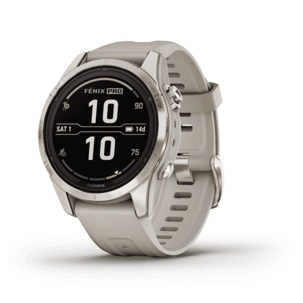 Garmin - fēnix® 7S Pro – Sapphire Solar Edition