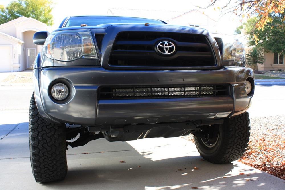 Cali Raised LED - 32" Lower Bumper Hidden LED Light Bar Brackets Kit - Toyota Tacoma (2005-2015)