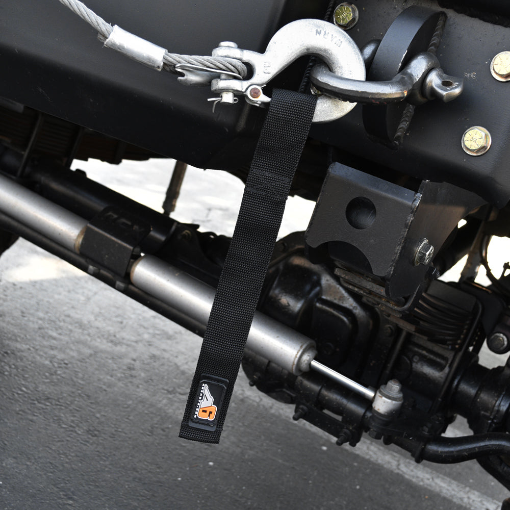 Agency 6 - WINCH HOOK Pull Strap - 1.5 inch wide