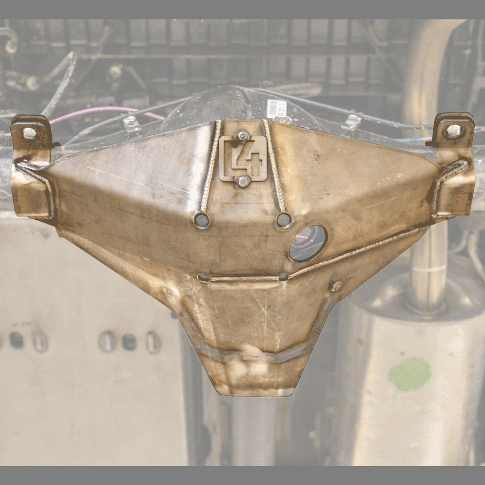 C4 Fabrication - Rear Differential Skid Plate - Toyota Tacoma (2016-2023)