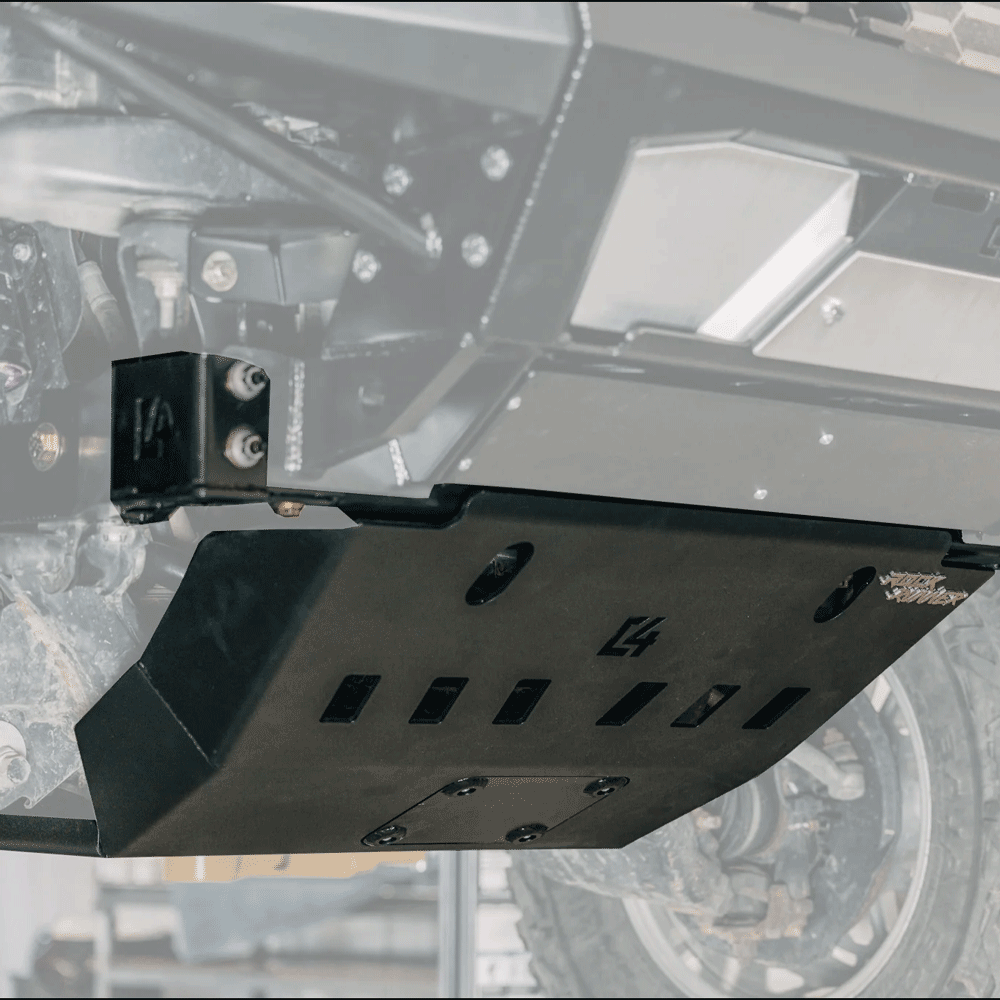 C4 Fabrication - Rock Runner Front Skid Plate with Cross Member Delete - Toyota Tacoma (2016-2023)