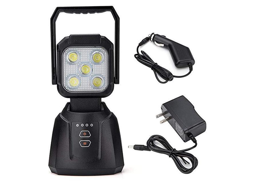 Cali Raised LED - 15W Magnetic Base Rechargeable LED Work/Camp Light