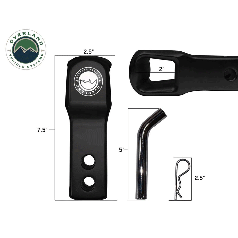 Overland Vehicle Systems - Aluminum Receiver Hitch Mount
