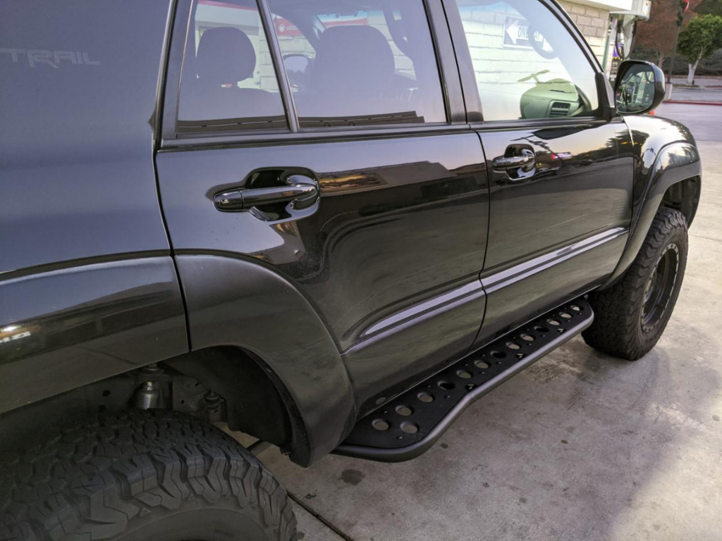 Cali Raised LED - Step Edition Bolt On Rock Sliders - Toyota 4Runner (2003-2009)