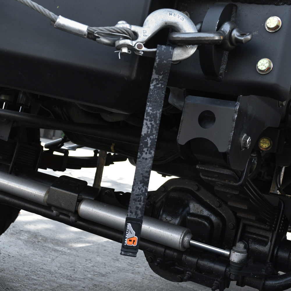 Agency 6 - WINCH HOOK Pull Strap - 1 inch wide