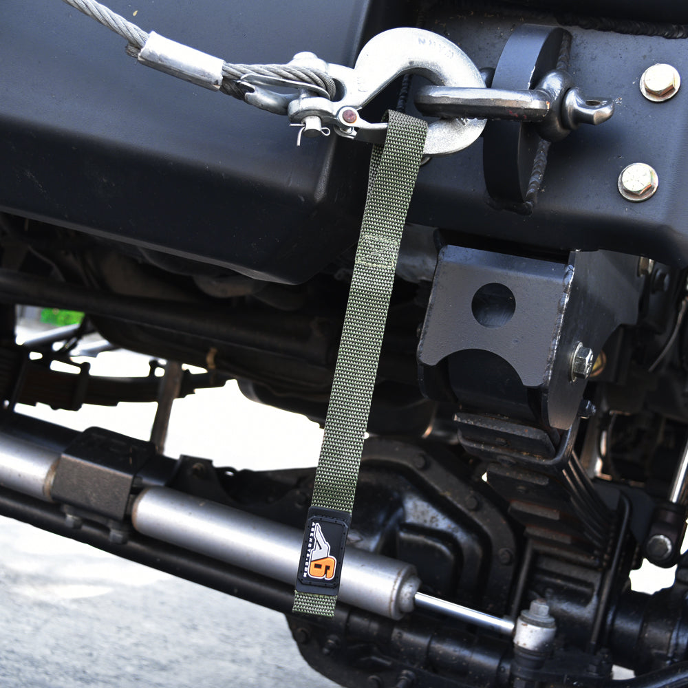 Agency 6 - WINCH HOOK Pull Strap - 1 inch wide