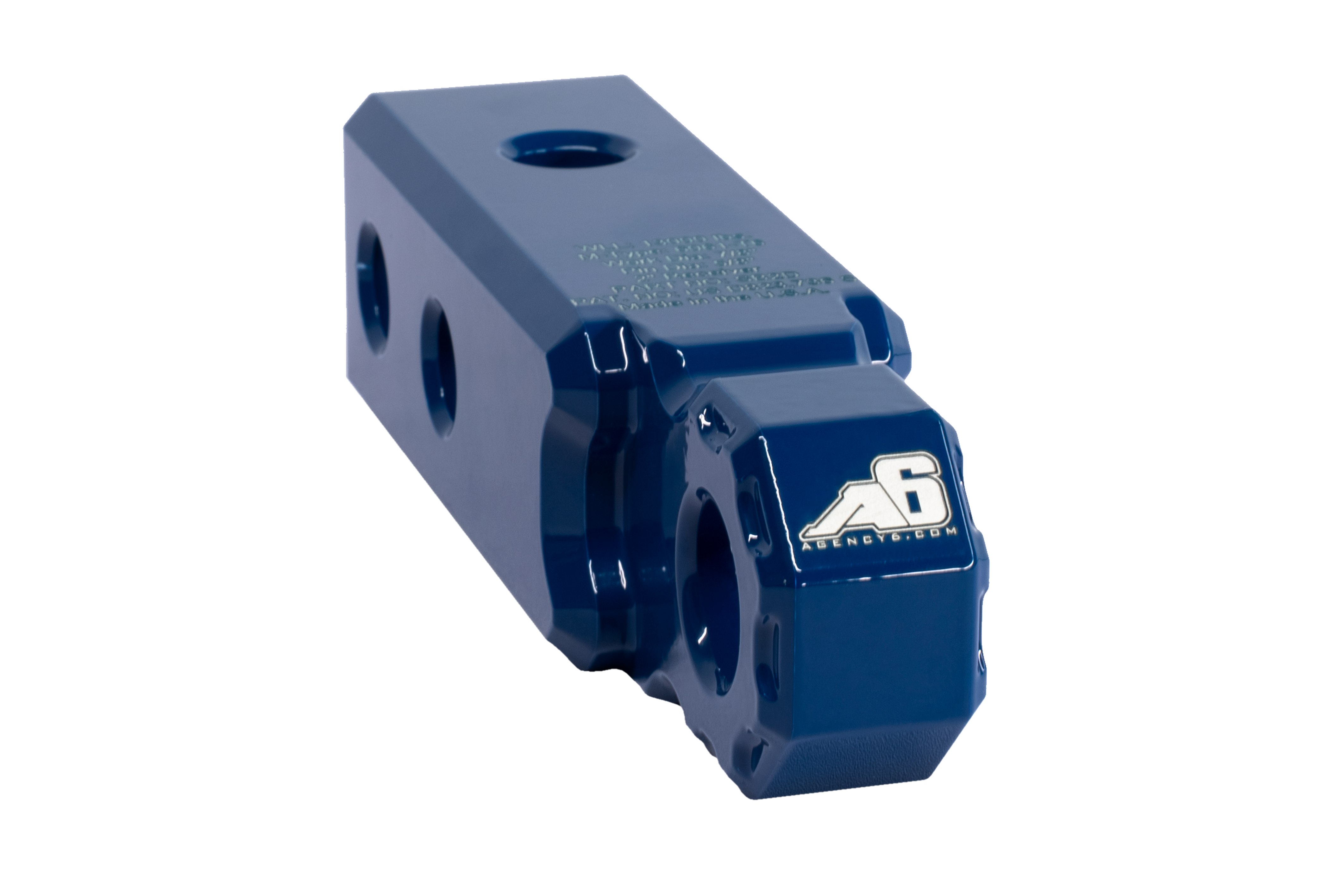 Agency 6 - Shackle Block 2" Assembly - Blue