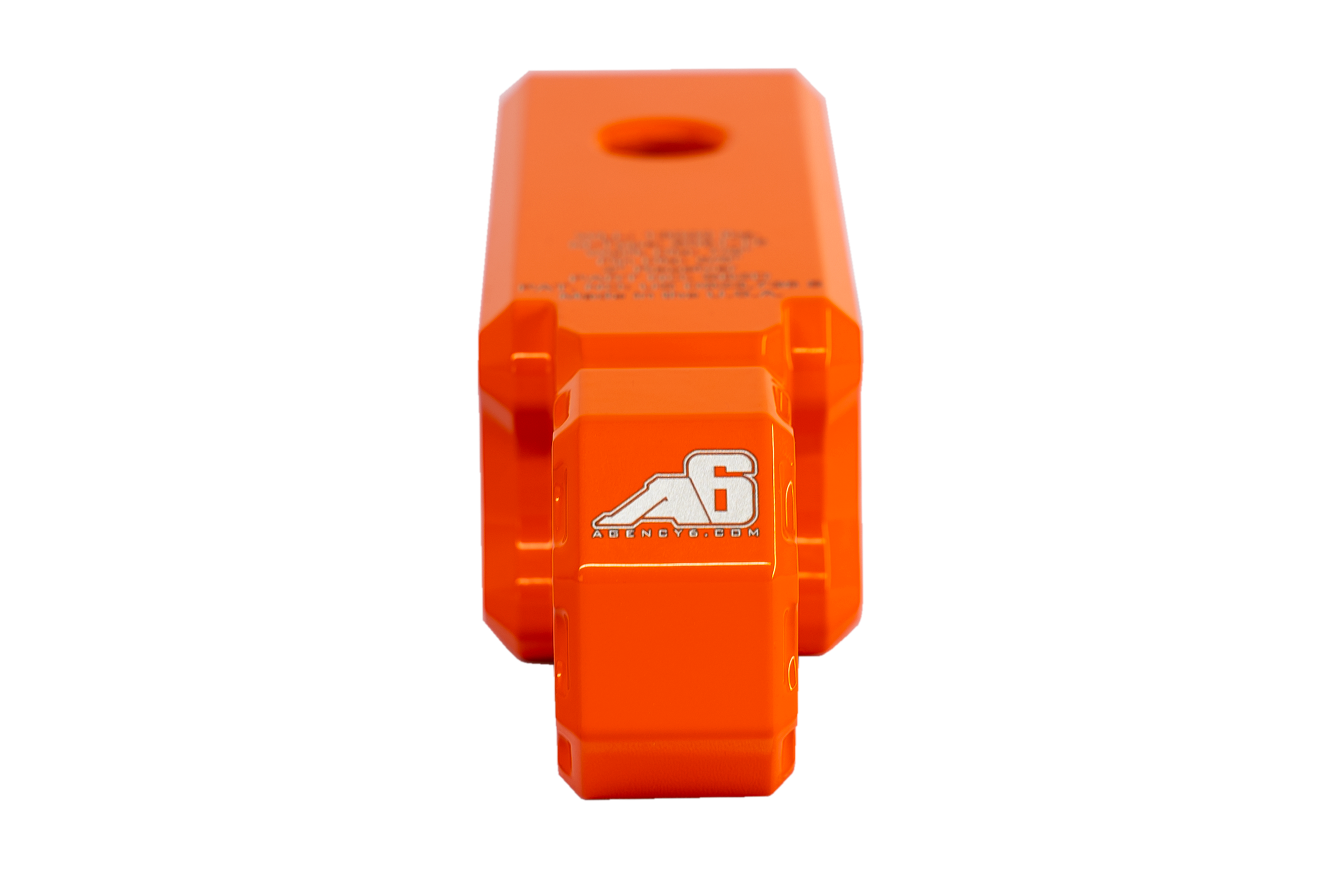 Agency 6 - Shackle Block 2" Assembly - Orange