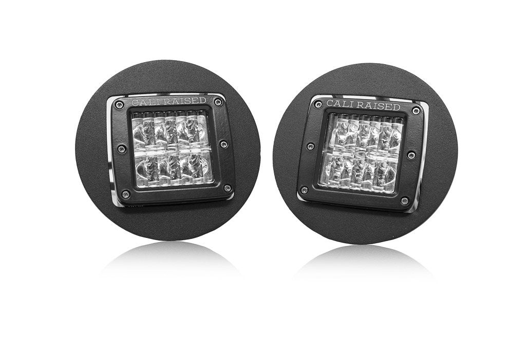 Cali Raised LED - LED Fog Light Pod Replacements Brackets Kit - Toyota Tacoma (2005-2011)