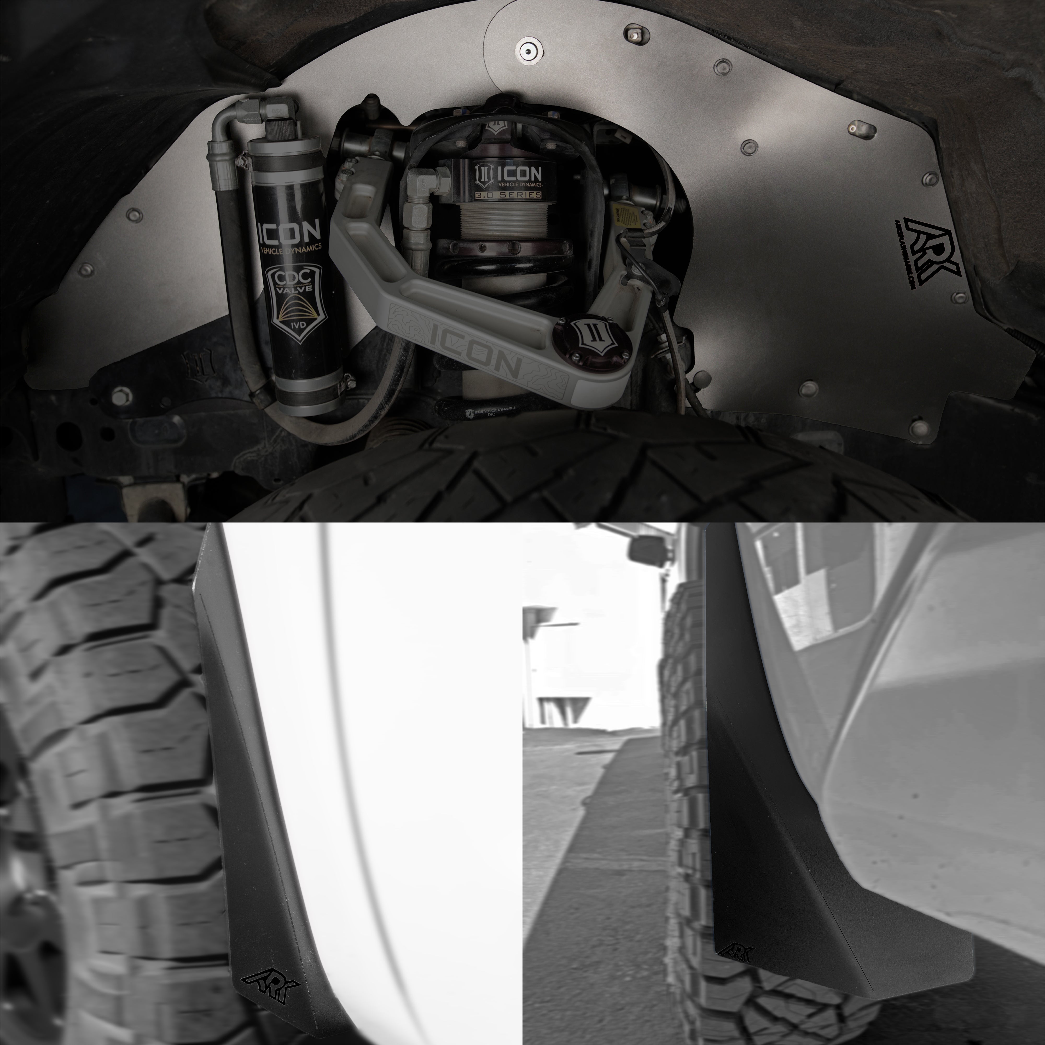 ARK - TriXpoly Splash Guards & Mudflap Micros - Toyota Tundra (2007-2021)