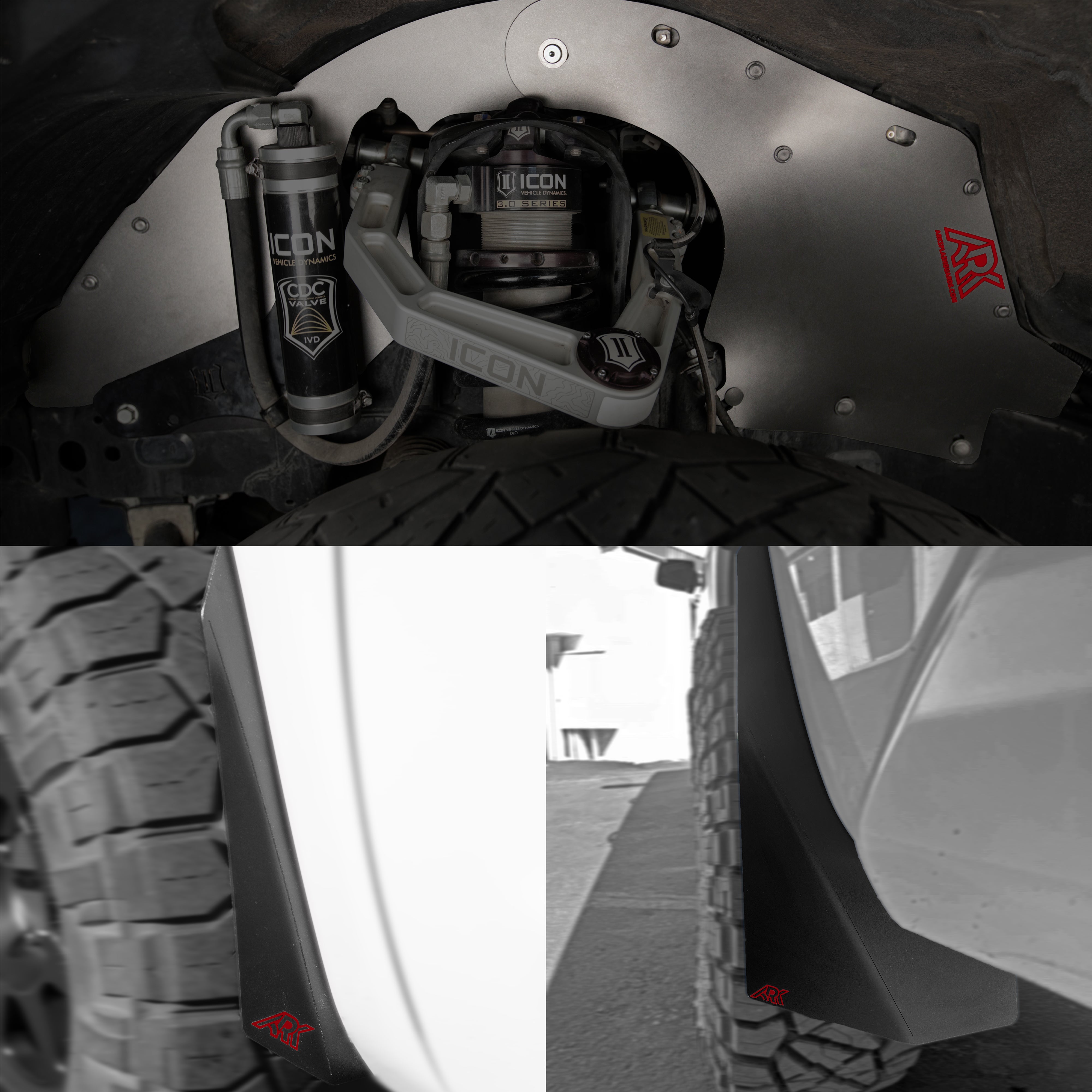 ARK - TriXpoly Splash Guards & Mudflap Micros - Toyota Tundra (2007-2021)