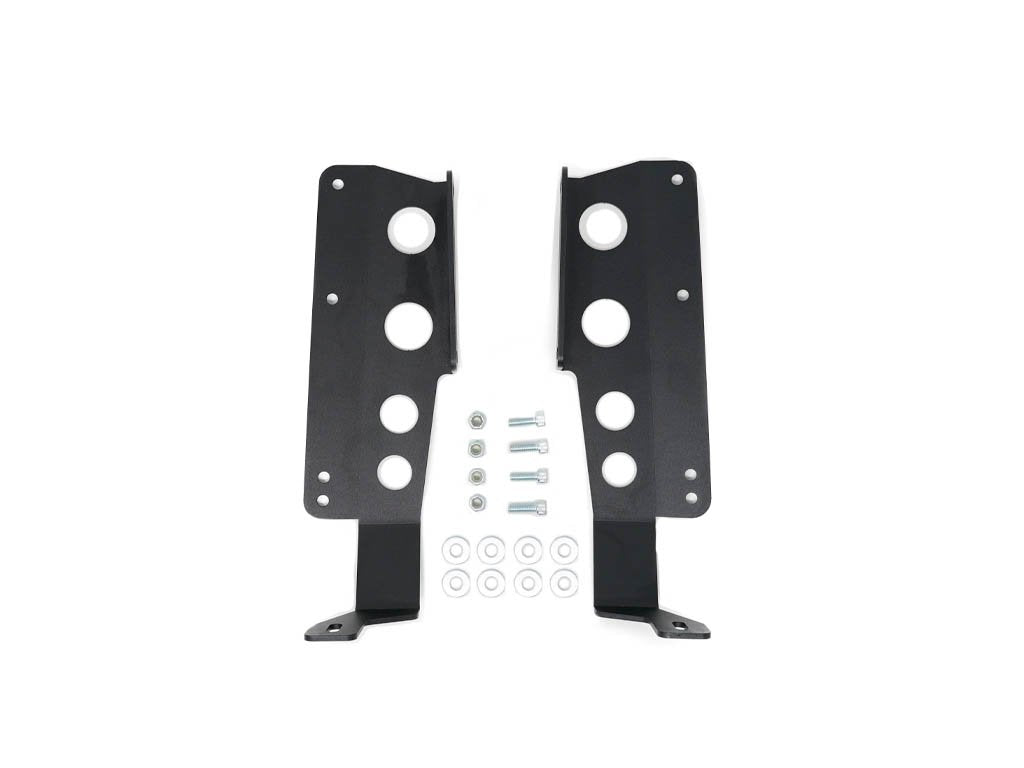 Cali Raised LED - 42" Hidden Grille Curved LED Light Bar Mounting Brackets - Toyota Tundra (2014-2021)
