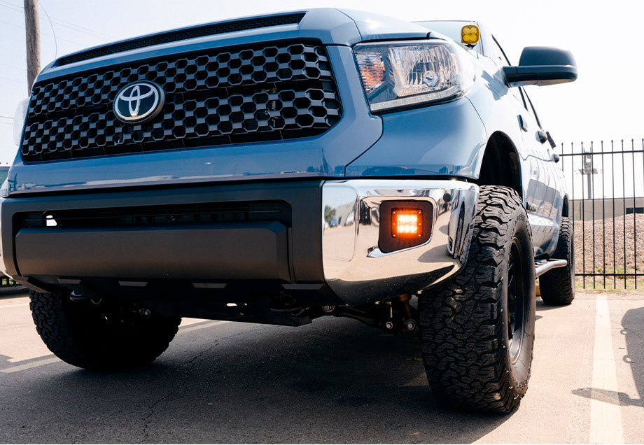 Cali Raised LED - LED Fog Light Pod Replacements Brackets Kit - Toyota Tundra (2014-2021)