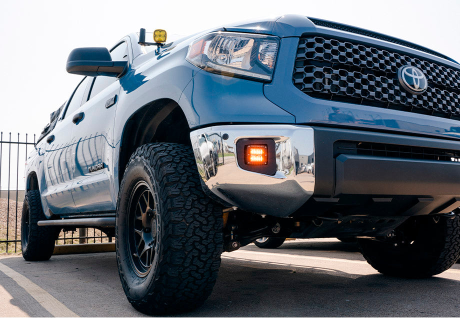 Cali Raised LED - LED Fog Light Pod Replacements Brackets Kit - Toyota Tundra (2014-2021)