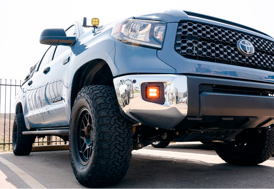 Cali Raised LED - LED Fog Light Pod Replacements Brackets Kit - Toyota Tundra (2014-2021)