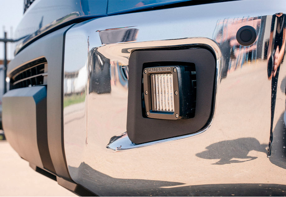Cali Raised LED - LED Fog Light Pod Replacements Brackets Kit - Toyota Tundra (2014-2021)