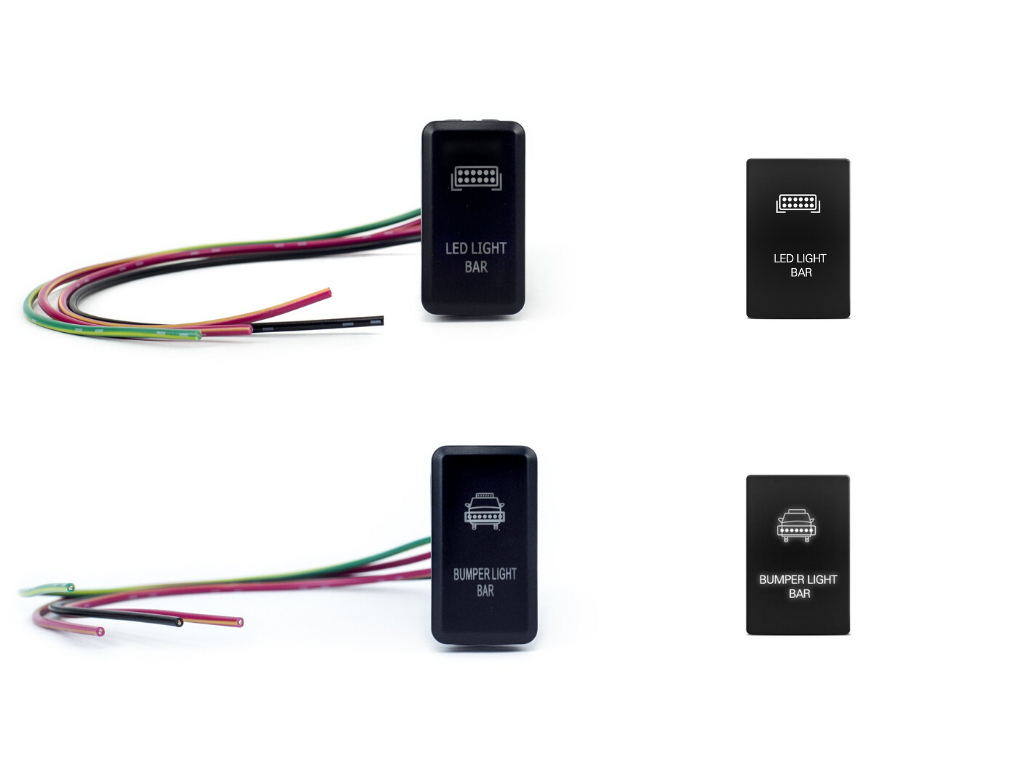 Cali Raised LED - 32" Lower Bumper Flush LED Light Bar Kit - Toyota 4Runner (2003-2009)