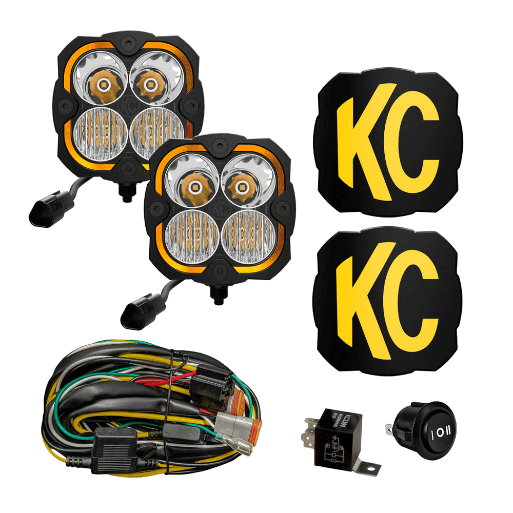 KC Hilites - FLEX ERA® 4 - 2-Light Master LED Light Pod Kit