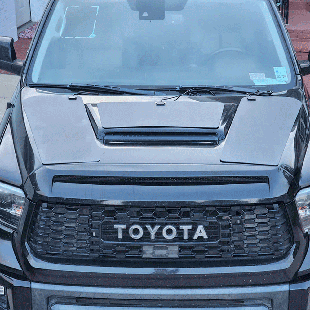 Lensun Solar - 90W Hood Solar Panel with Scoop - Toyota Tundra (2014-2021)