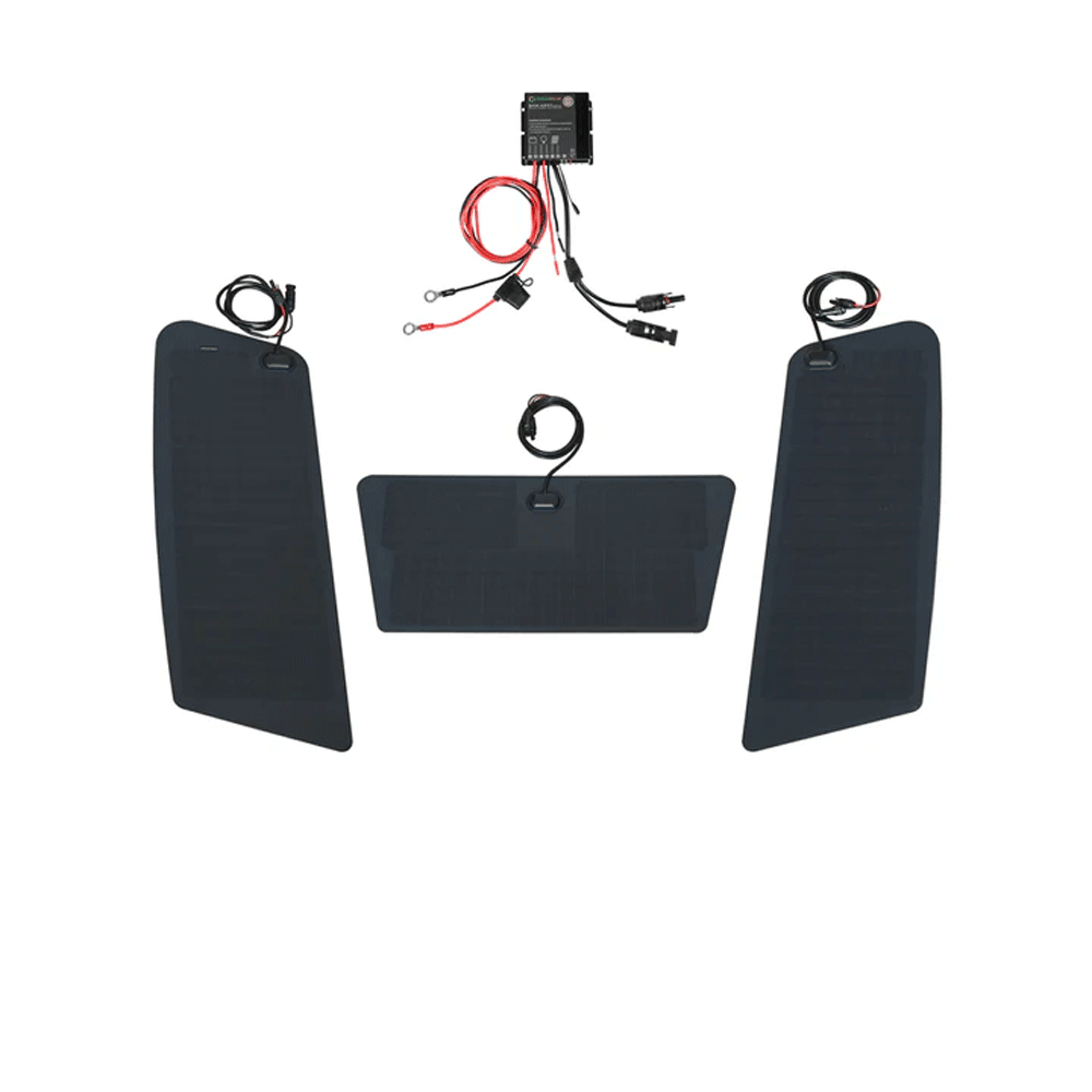 Lensun Solar - 90W Hood Solar Panel with Scoop - Toyota Tundra (2014-2021)