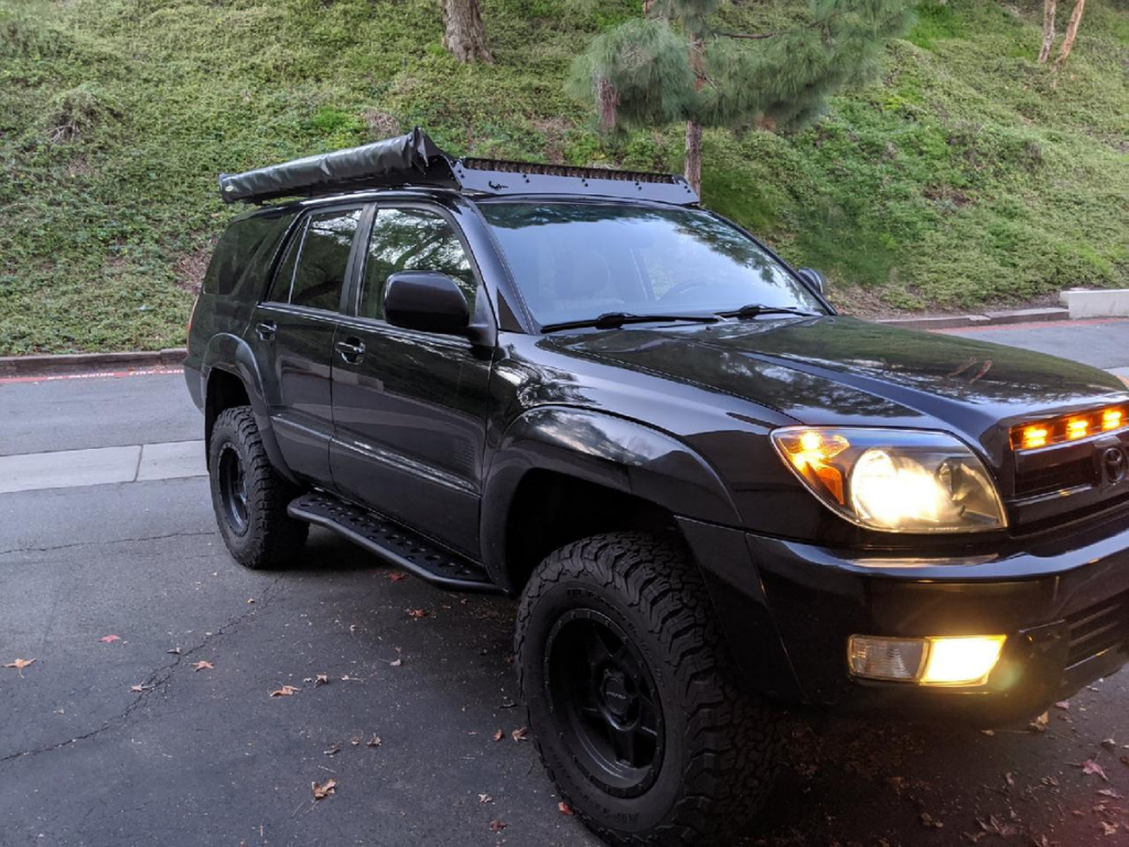 Cali Raised LED - Step Edition Bolt On Rock Sliders - Toyota 4Runner (2003-2009)