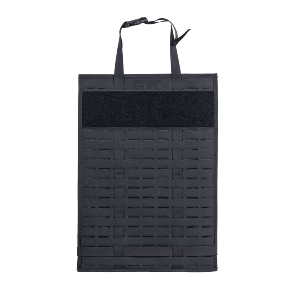 BROG - Molle Seat Back Panel - 14x20" - Black - Triple Run