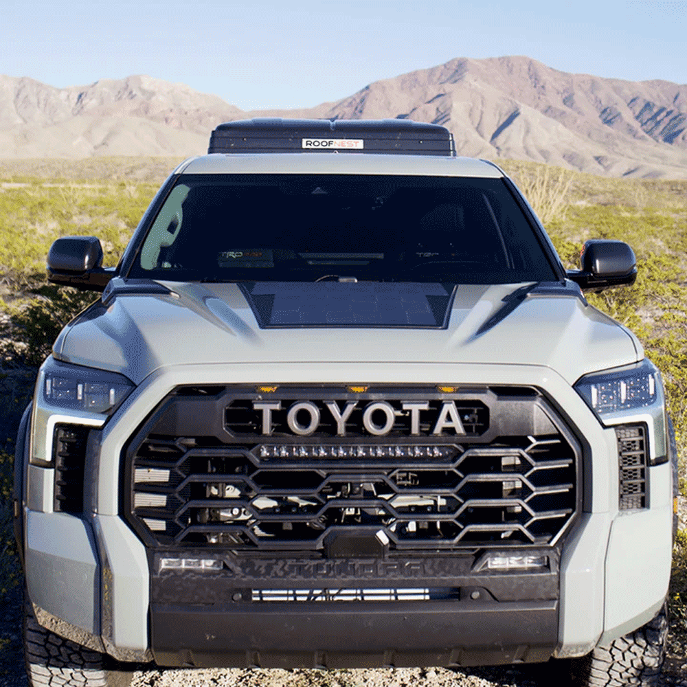 Lensun Solar - 90W 12V Hood Flexible Solar Panel - Toyota Tundra (2022-2025)