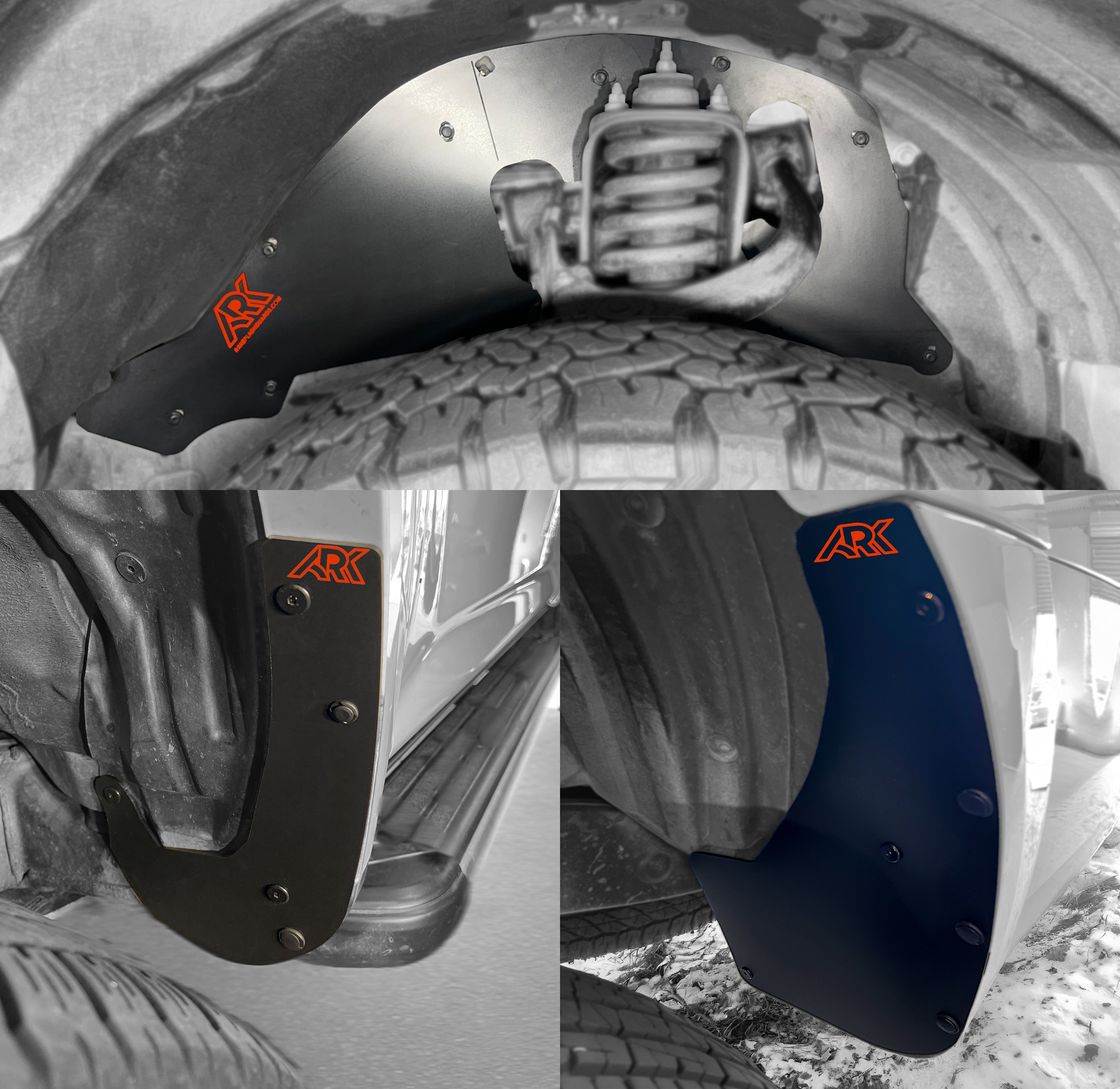 ARK - TriXpoly Splash Guards, Mud Flap & Micro Deletes - Toyota 4Runner (2010-2024)