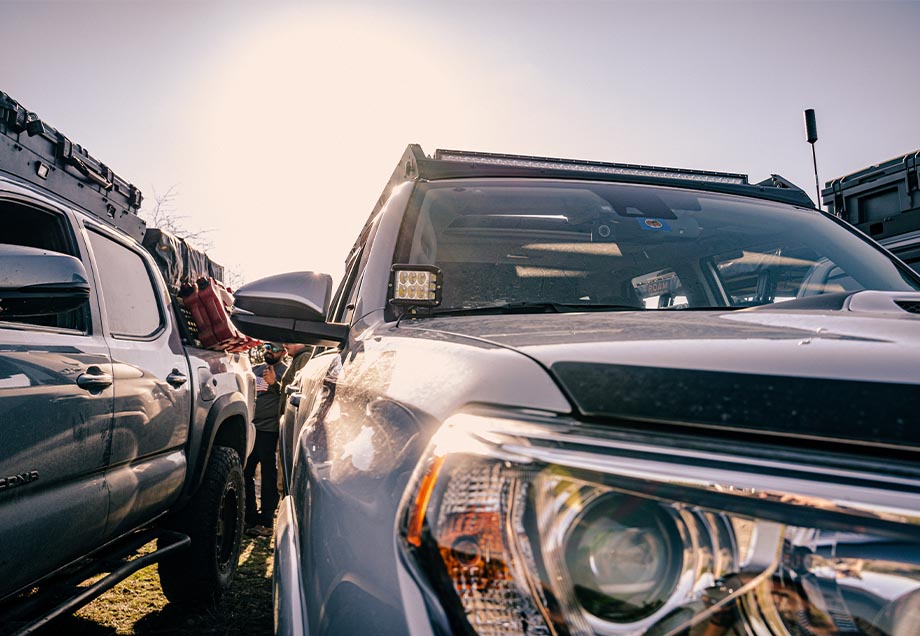 Cali Raised LED - Low Profile LED Ditch Light Brackets Kit - Toyota 4Runner (2010-2024)