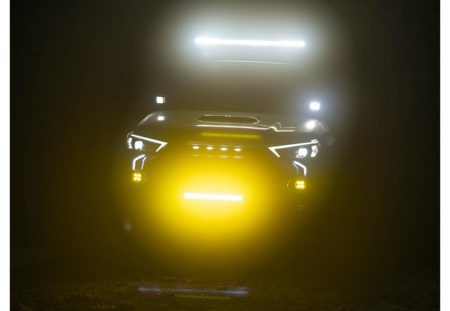 Cali Raised LED - Low Profile LED Ditch Light Brackets Kit - Toyota 4Runner (2010-2024)