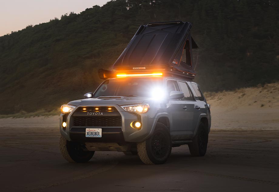 Cali Raised LED - Low Profile LED Ditch Light Brackets Kit - Toyota 4Runner (2010-2024)