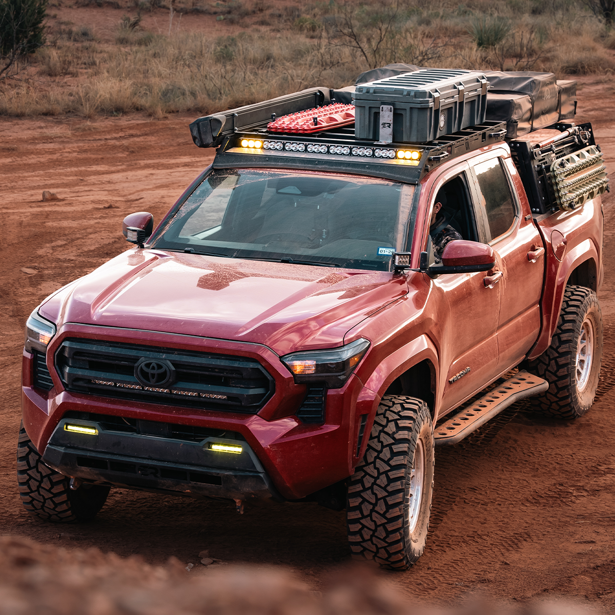 Cali Raised LED - Step Edition Rock Sliders - Toyota Tacoma (2024+)