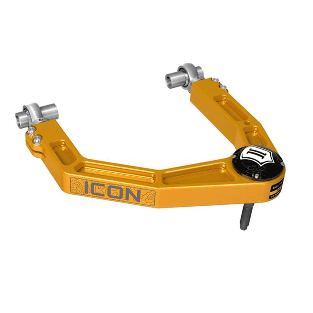 Icon - Billet Upper Control Arm with Delta Joint Pro - Gold Anodized - Toyota Tacoma (2024+)