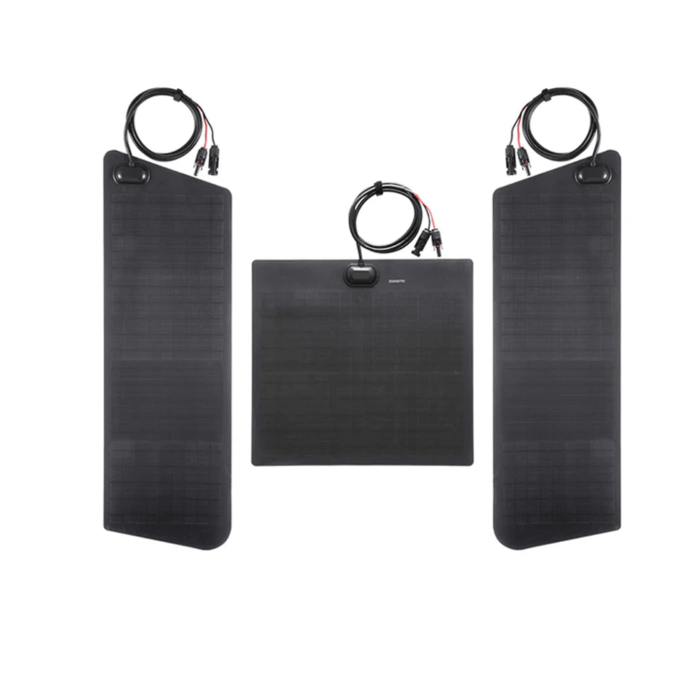 Lensun Solar - 80W Hood Solar Panel with Scoop - Toyota 4Runner (2003-2024)