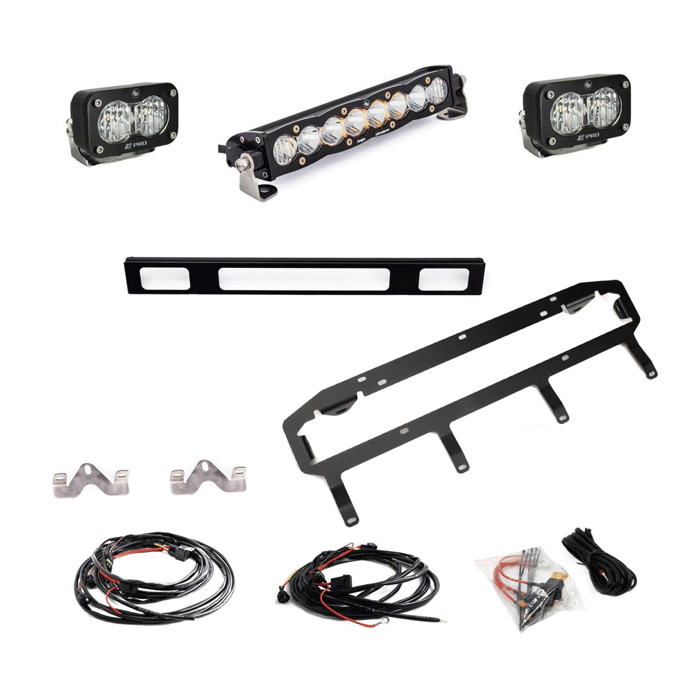 Baja Designs - S8 10-Inch/S2 Pro Grille Light Replacement Kit - Toyota 4Runner (2025+)