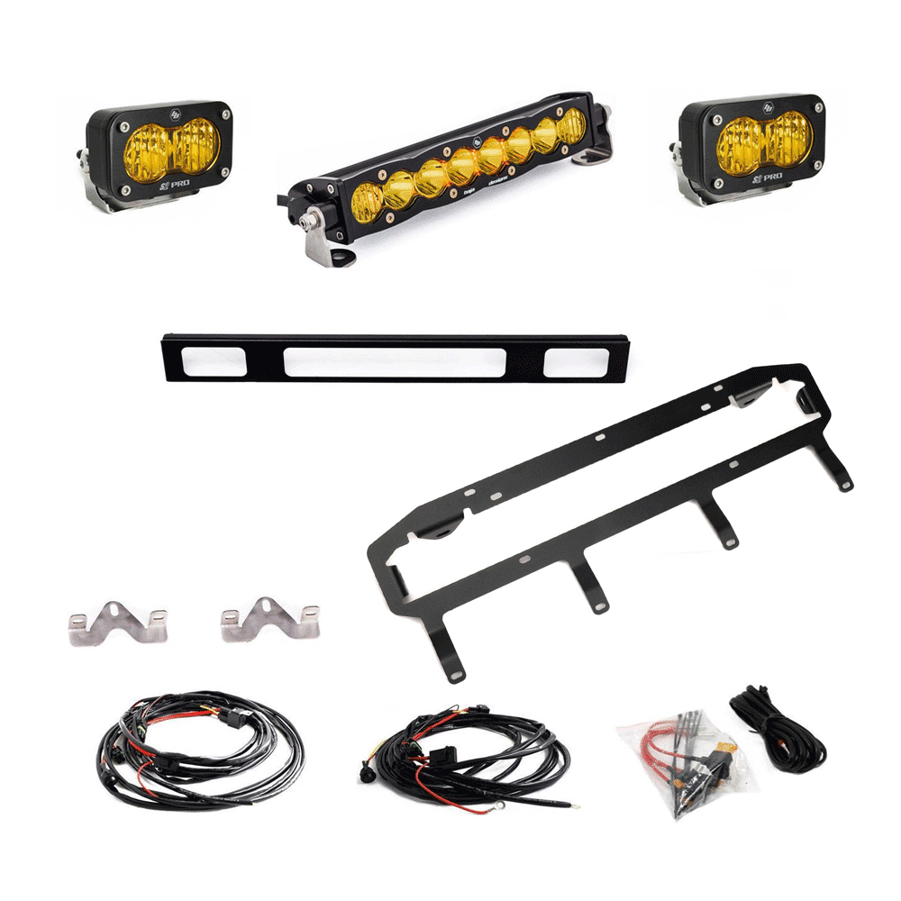 Baja Designs - S8 10-Inch/S2 Pro Grille Light Replacement Kit - Toyota 4Runner (2025+)