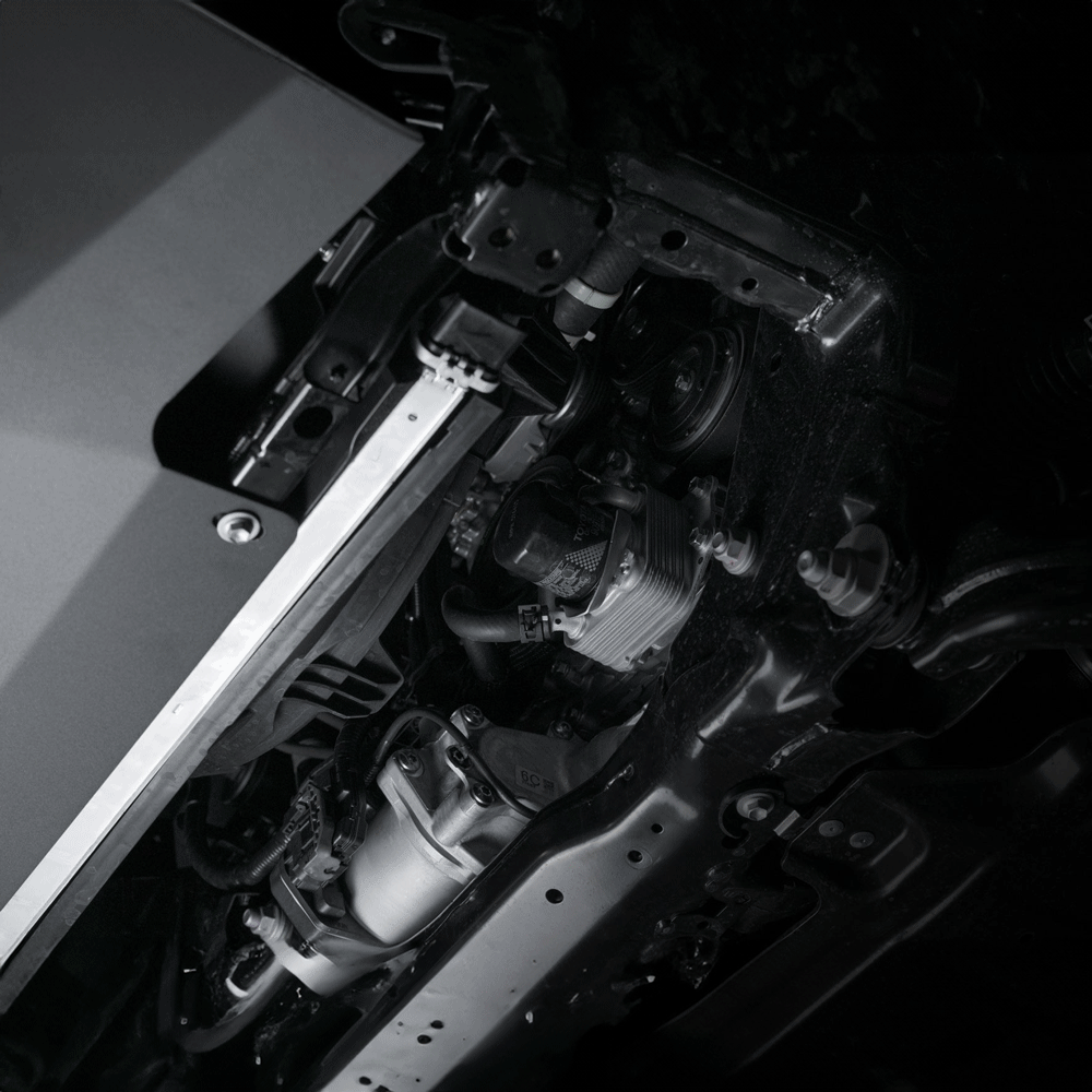 Rago Fabrication - Skid Plate for Center Mount Front Bumper - Toyota 4Runner (2025+)