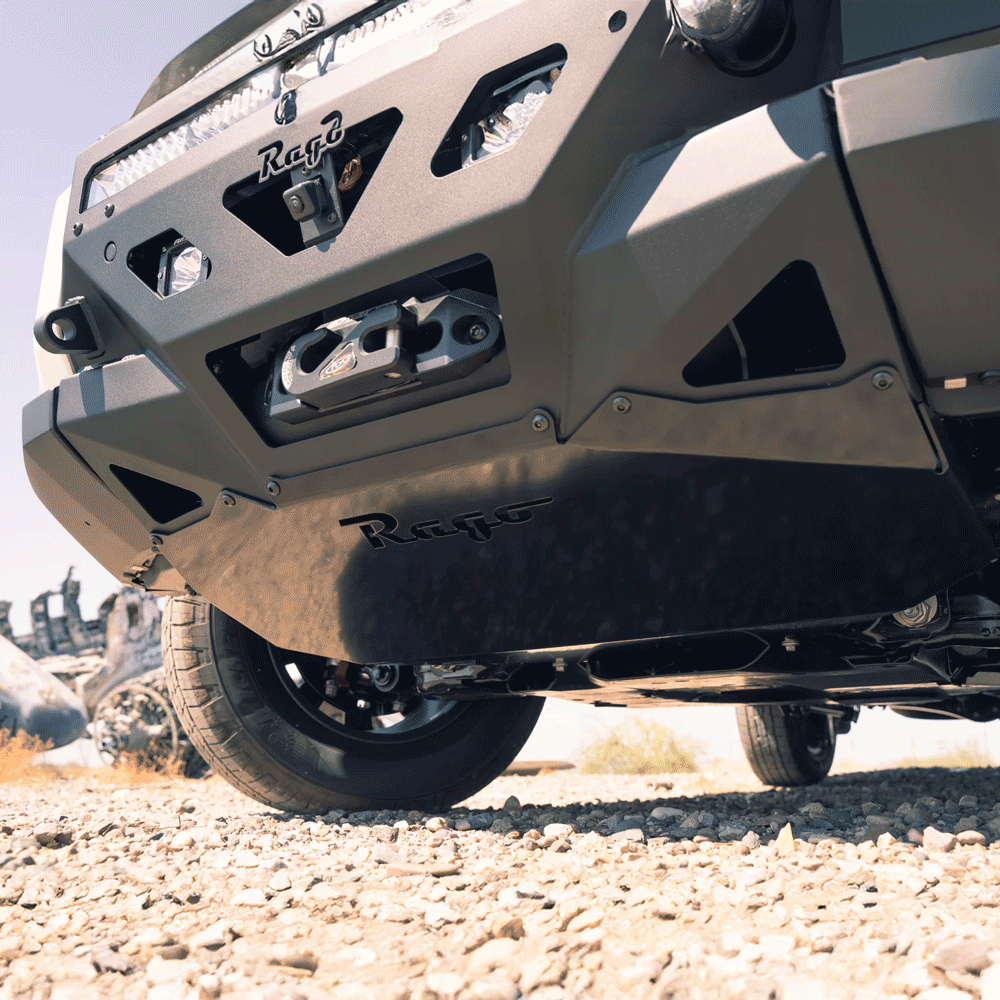 Rago Fabrication - Front Skid Plate for Center Mount Front Bumper - Toyota Land Cruiser (2024-2025)