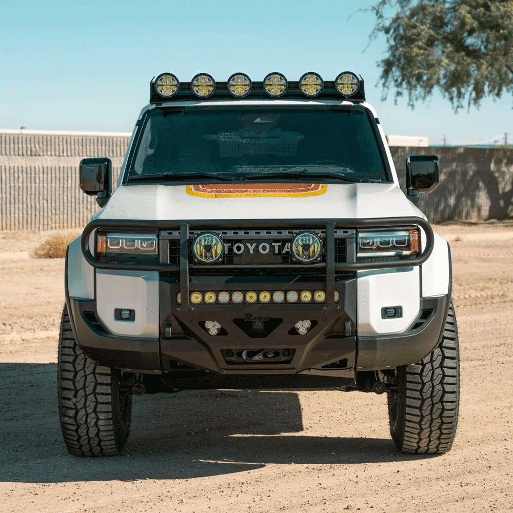 Rago Fabrication - Brush Guard for Rago's Center Mount Front Bumper - Toyota Land Cruiser (2024-2025)