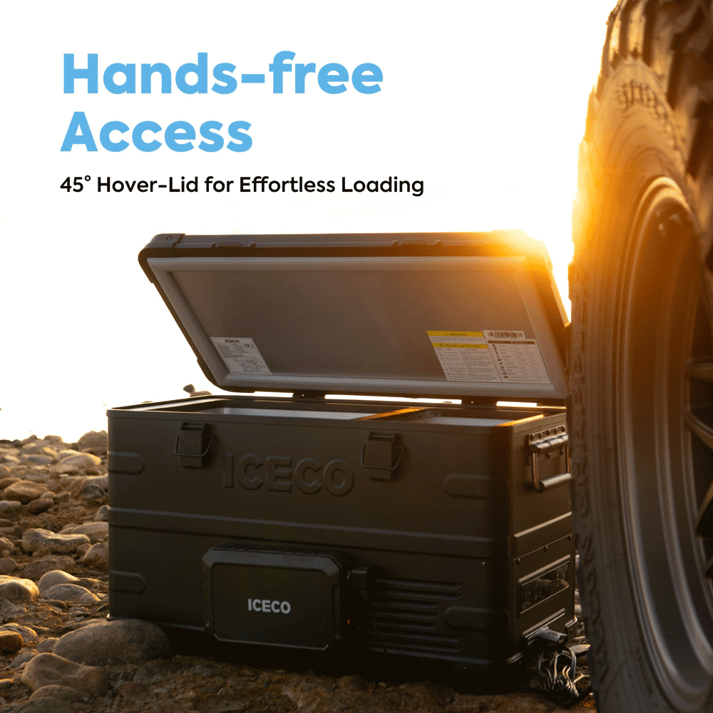 ICECO - APL35 Dual Zone Aluminum Fridge Refrigerator - 35 LT