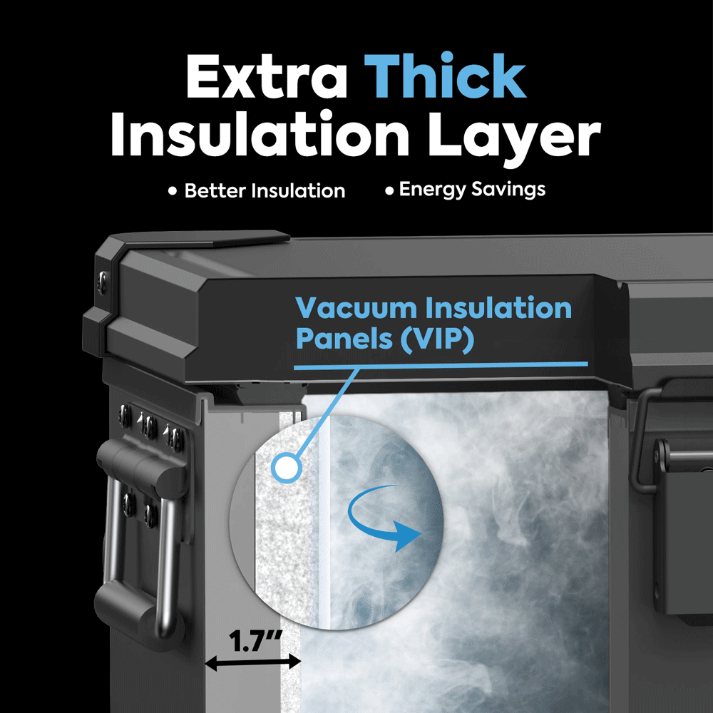 ICECO - APL35 Dual Zone Aluminum Fridge Refrigerator - 35 LT