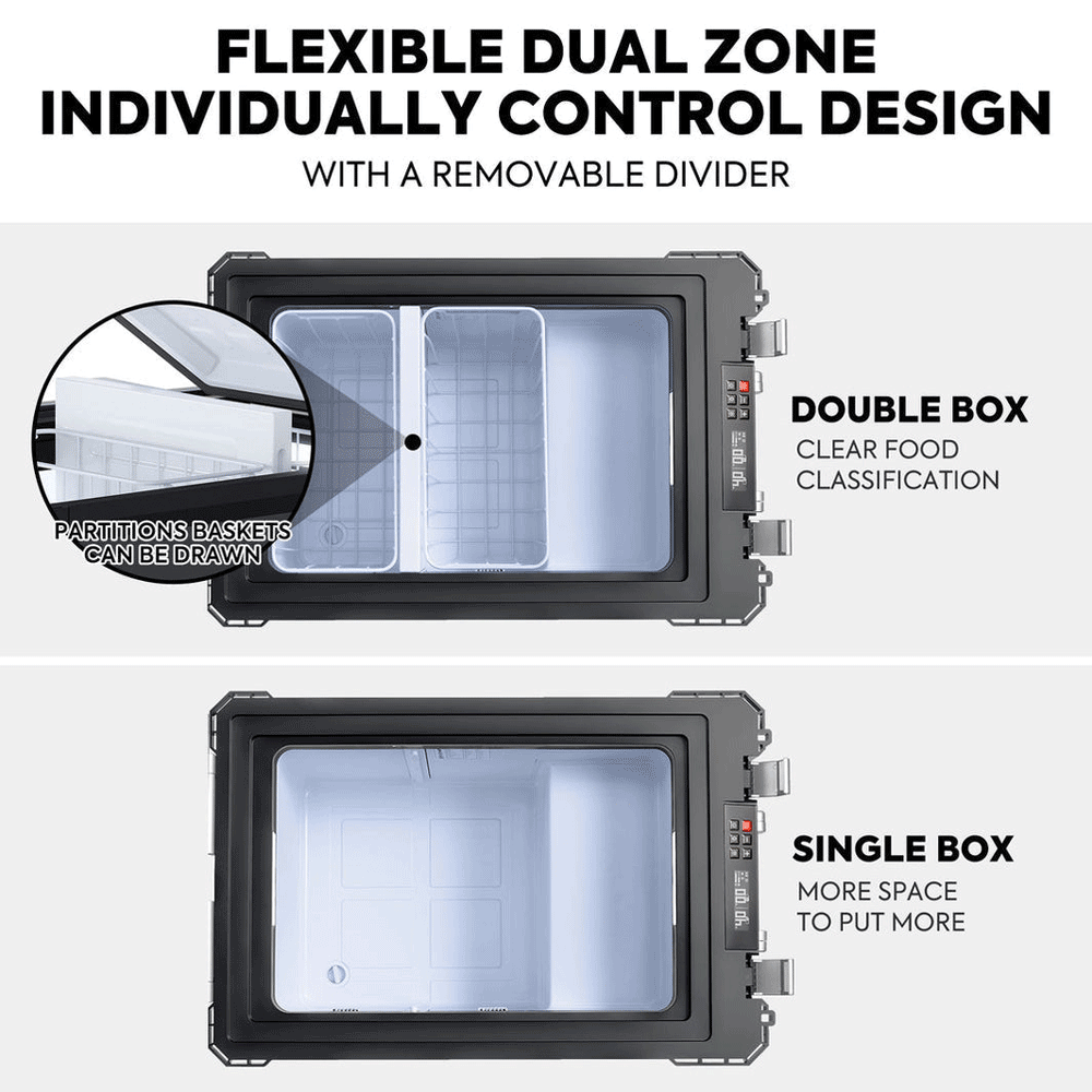 ICECO - APL55 Dual Zone Freezer + Magnetic Power Bank