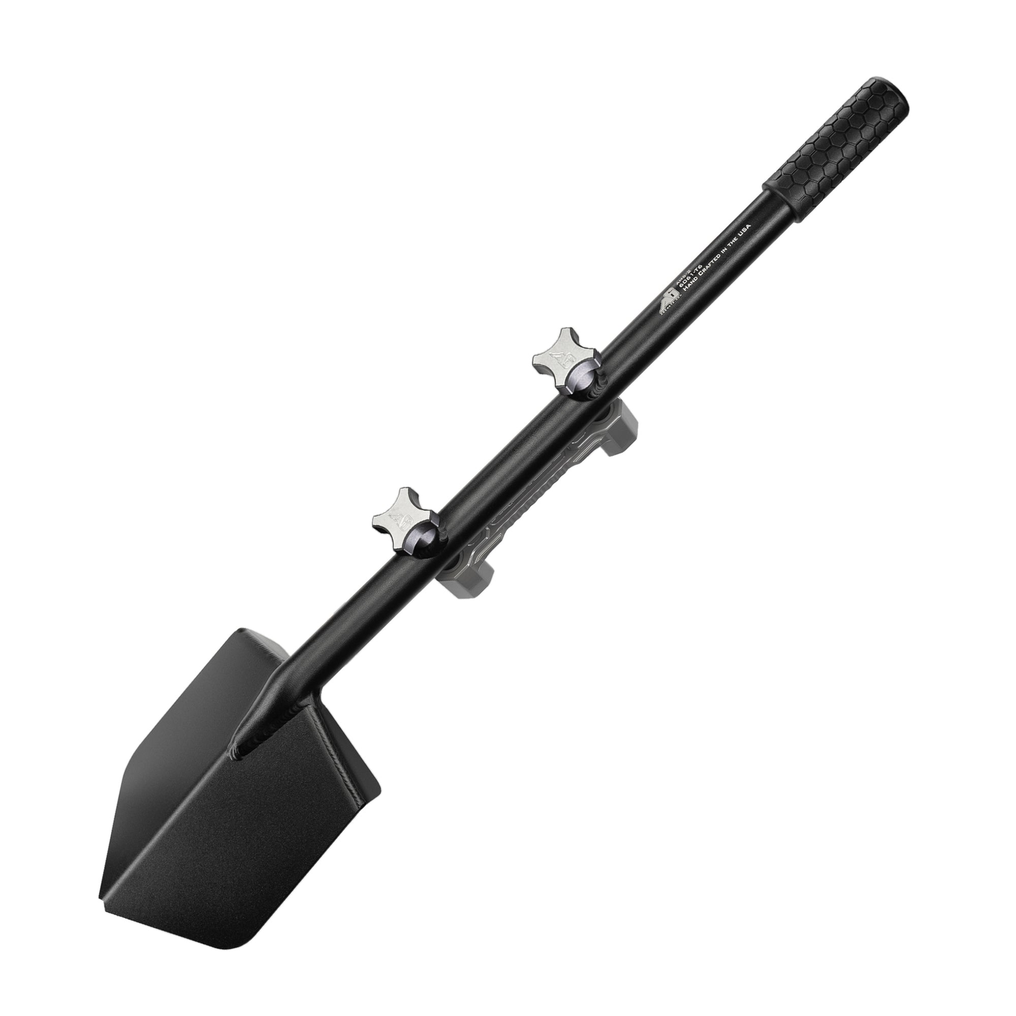 Agency 6 - Shovel / Mount Combo - Black Long Shovel / Grey SSM with Knobs