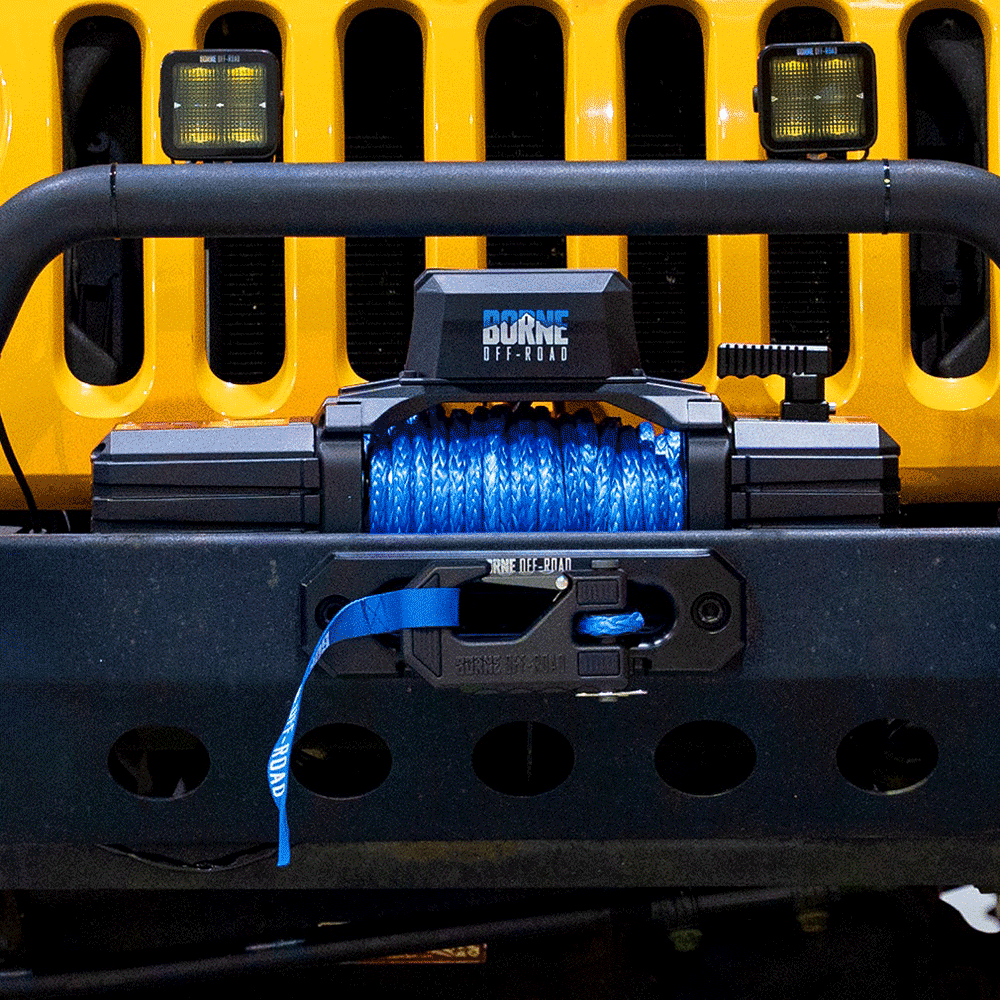 Borne Off-Road - 10K Electric Winch with Synthetic Rope