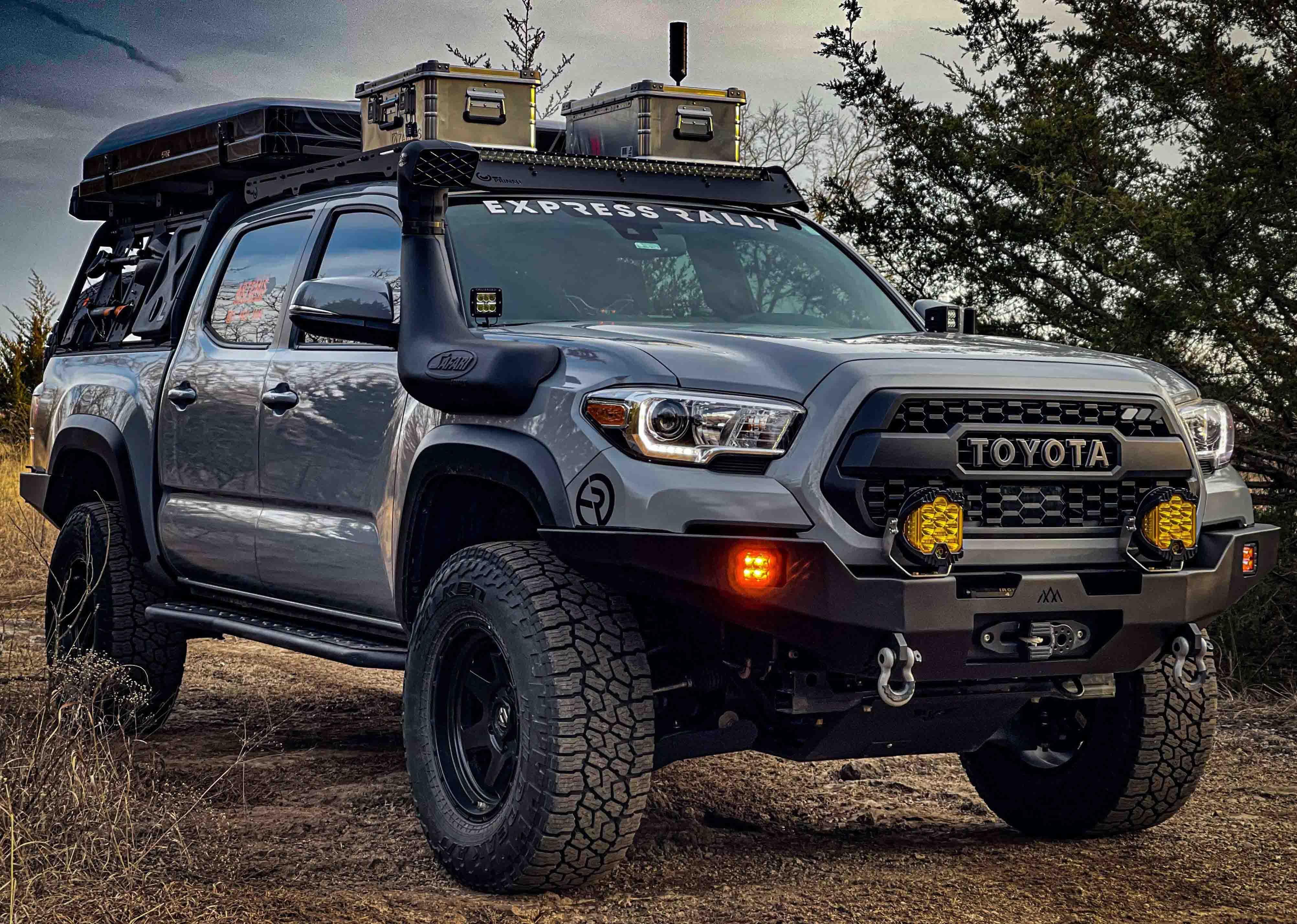 Backwoods Adventure Mods -  Hi-Lite Overland Front Bumper (No Bull Bar) - Toyota Tacoma (2016-2023)