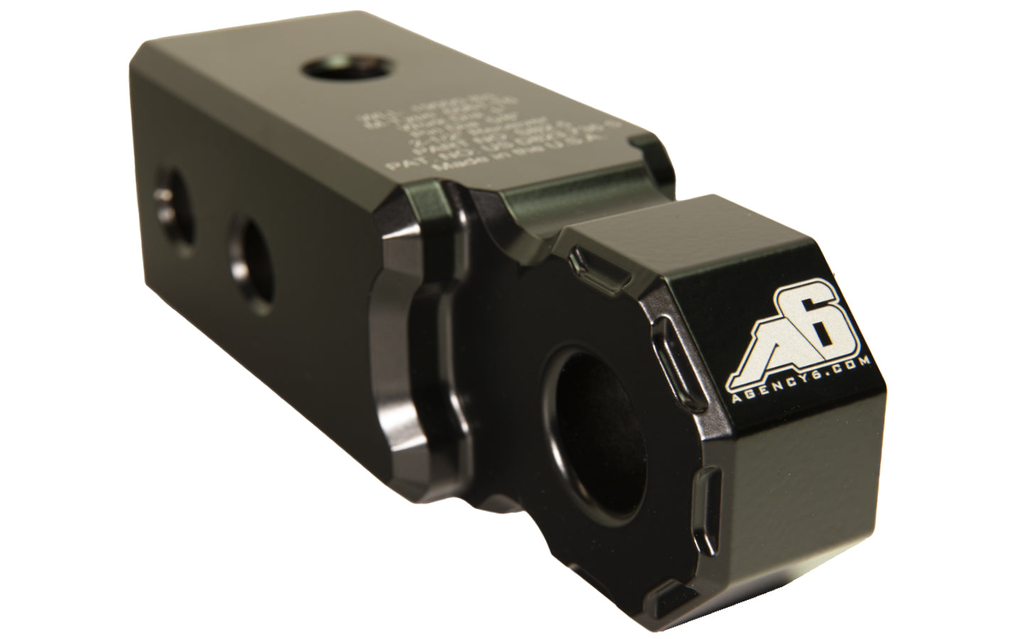 Agency 6 - Shackle Block 2.5" Assembly - Black