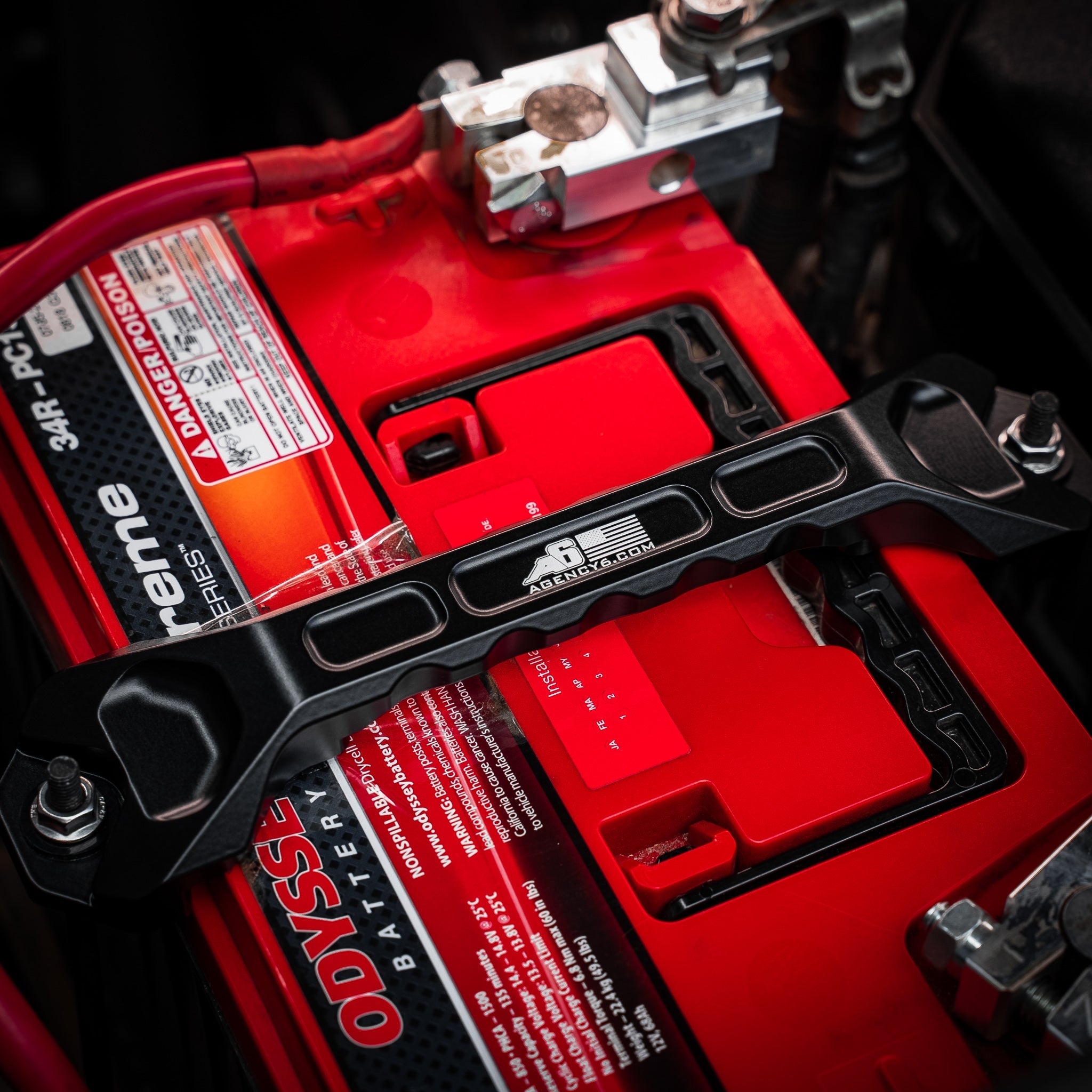 Agency 6 - Toyota / Lexus Billet Battery Hold Down Bar