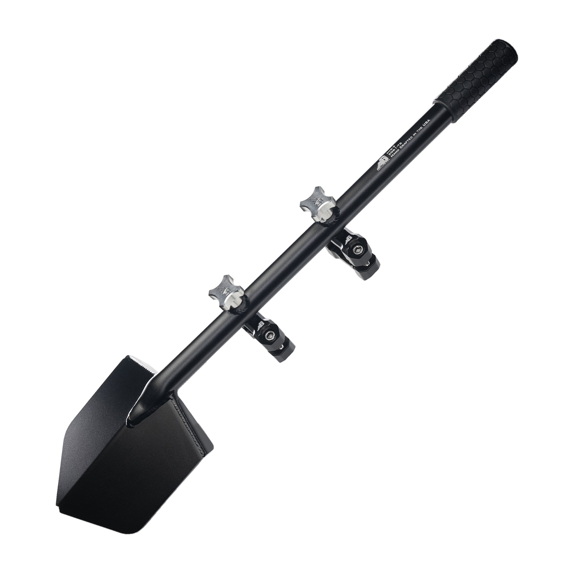 Agency 6 - Shovel / Mount Combo - Black Long Shovel / Black UMD with Knobs