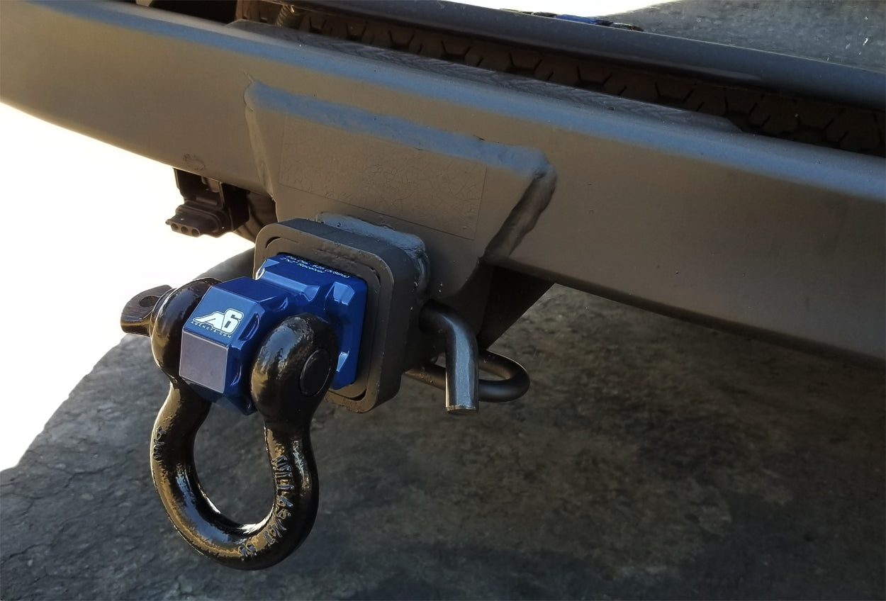 Agency 6 - Shackle Block 2" Assembly - Blue