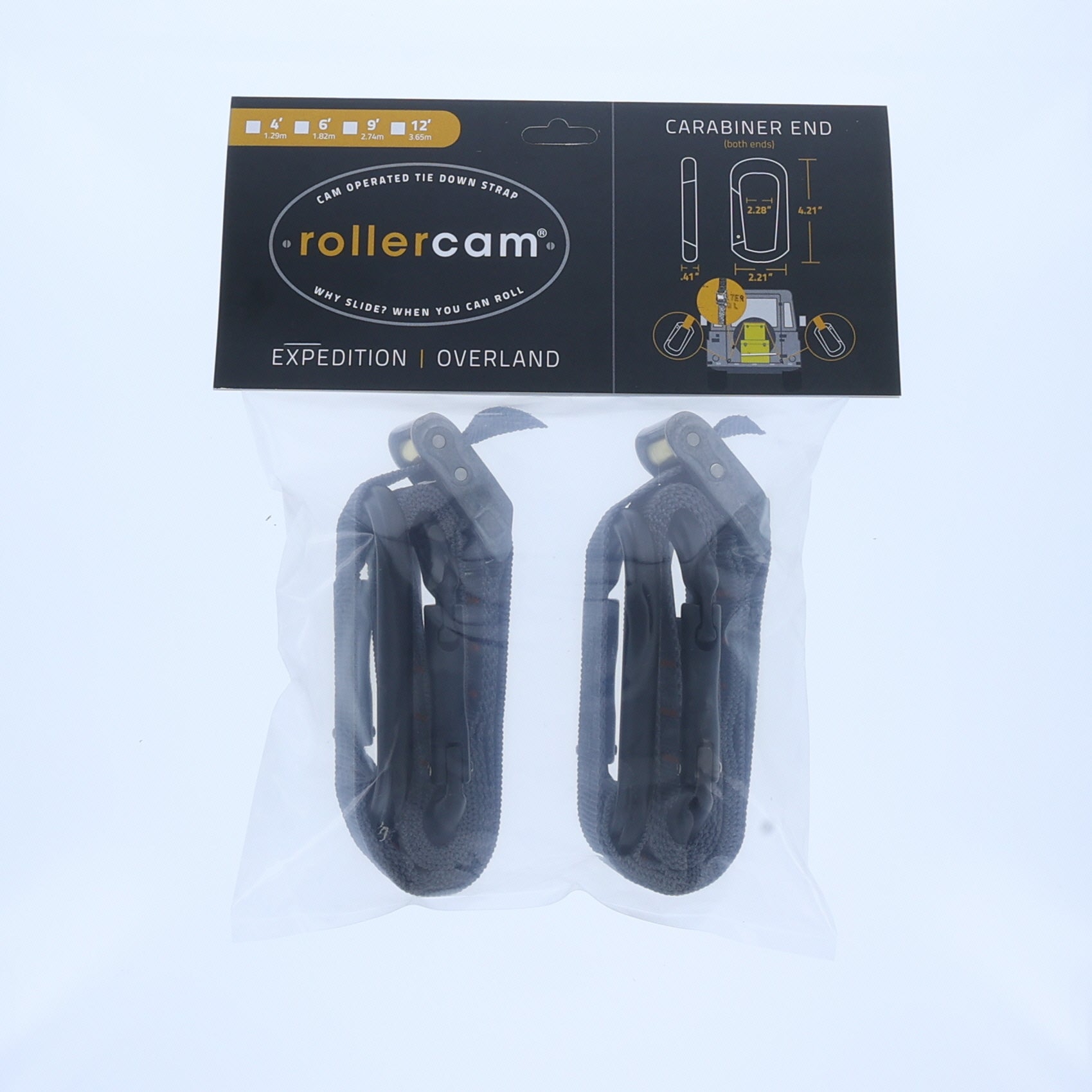 Rollercam - 1" Carabiner End 2 Pack
